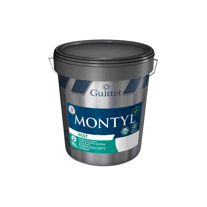 Guittet Montyl+ Bas Carbone Peinture de Finition - Blanc Mat