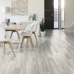Lame PVC sol Creation 55 à coller - Stripe Oak Ice - 184 mm x 1219 mm