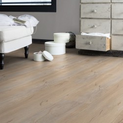 Lame PVC sol Creation 55 à coller - Swiss Oak Beige - 184 mm x 1219 mm