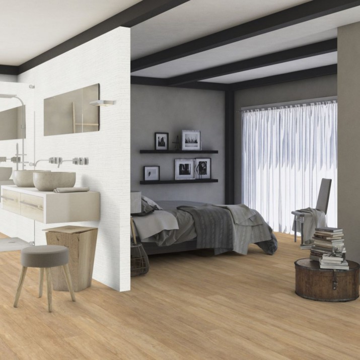 Lame PVC sol Creation 55 Rigid Acoustic - Honey Oak - 177 mm x 1219 mm