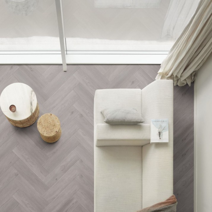 Lames Vinyles - A coller - Moduleo Roots 55 - EIR Herringbone 86936 Galtymore oak - 63,2 x 15,8 cm