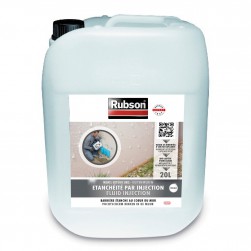 Rubson Revêtement d'étanchéité Anti-infiltrations par injection intérieur et extérieur 20L