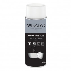 Delkolor Peinture Epoxy Sanitaire Blanc - 400ml