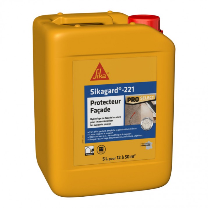 Sikagard 221 - Protection imperméabilisant hydrofuge façade Incolore