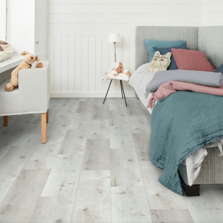 Berry Alloc Lames Vinyles Spirit Pro Click Comfort 55 - Country White Grey - réf. 60001434 - 1511 x 228 x 5,5 mm