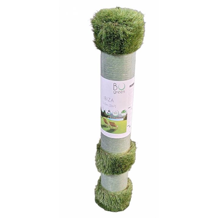 Gazon Synthétique - IBIZA - 52mm - Rouleau - 1m x 3m