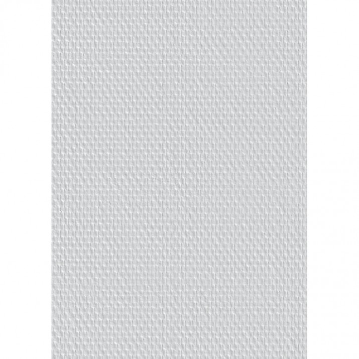 Toile de verre M15 prépeinte motif maille 125g/m² - 50 m x 1 m