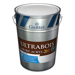 Guittet Ultrabois Lasure Acryl 365 Boiseries Intérieur Extérieur