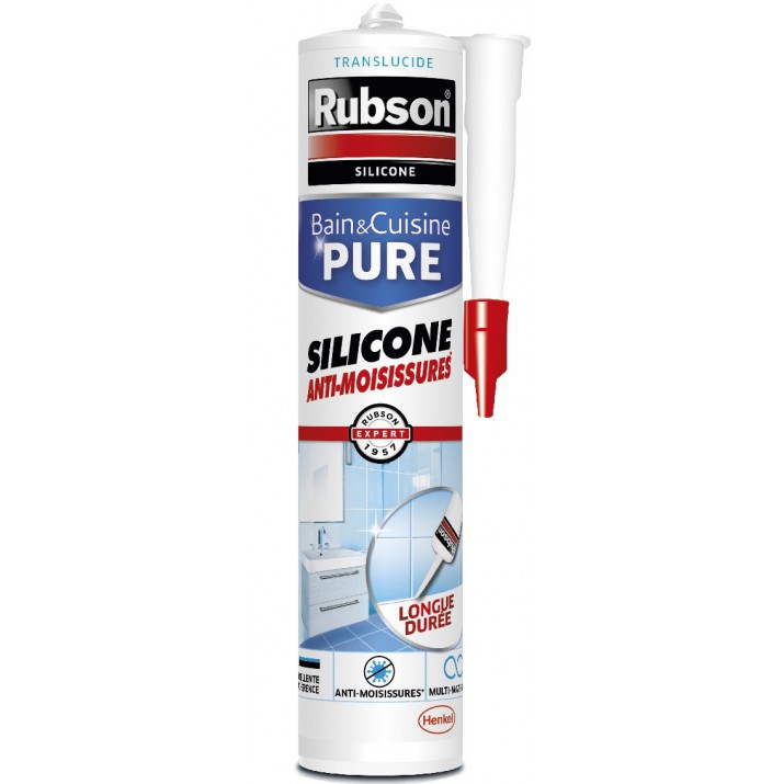 Mastic bain et cuisine anti-moisissures 280ml