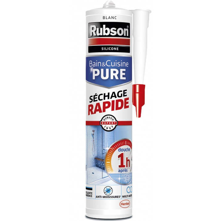Rubson Mastic bain et cuisine séchage rapide 280ml