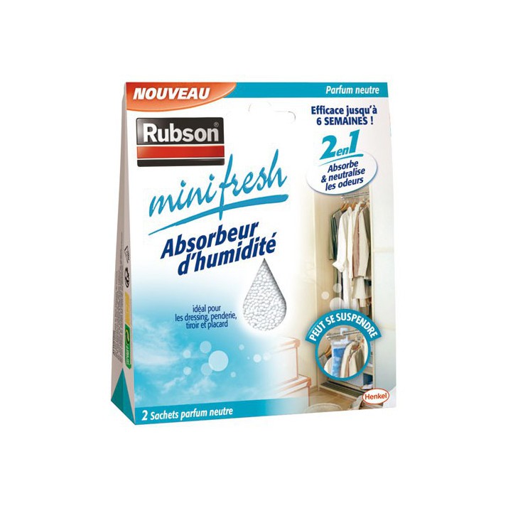 Absorbeur d'humidité neutre 50g lot de 2 sachets