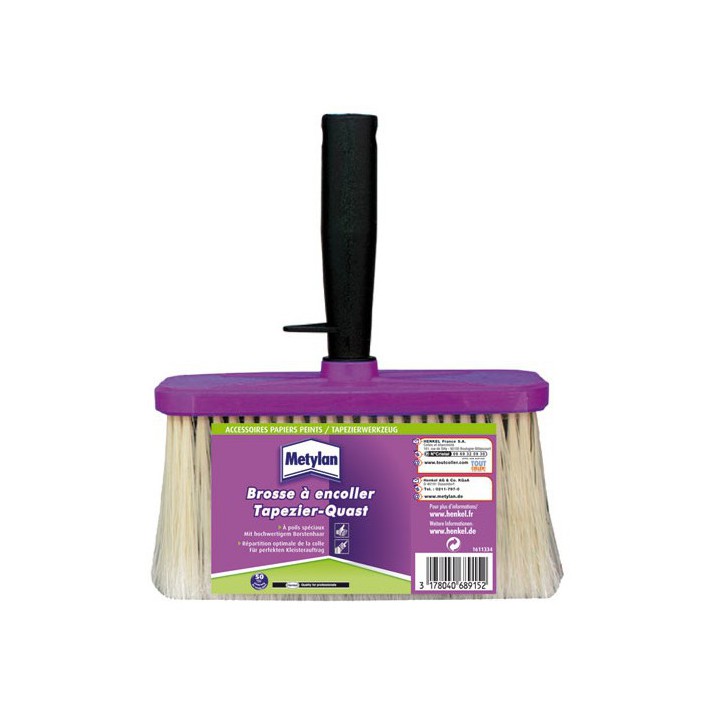 Brosse à encoller pour papier peint