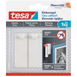 Clou adhésif papier peint et plâtre Lot de 2