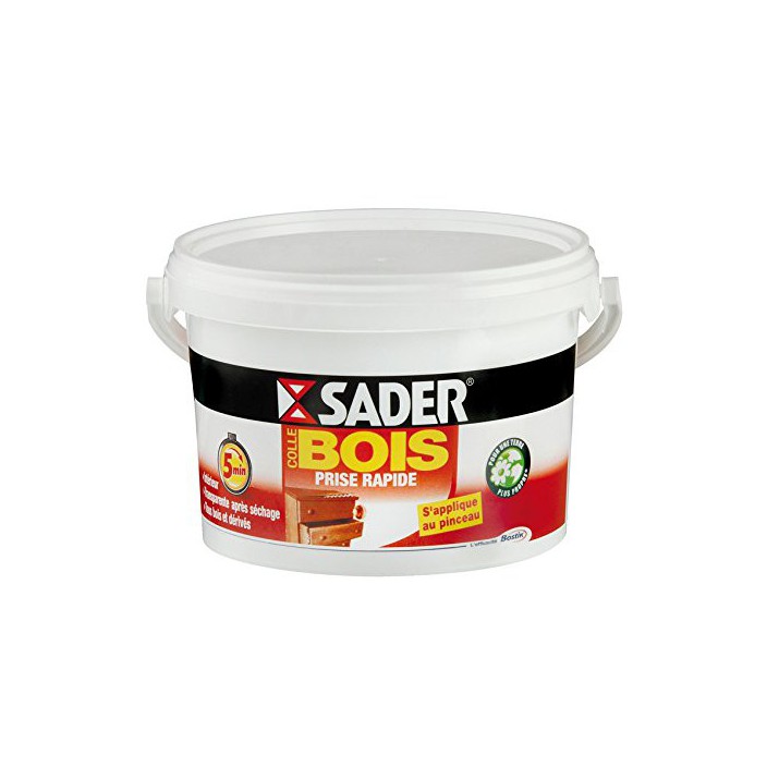 SADER - Colle bois prise progressive 100g - Colle à bois vinylique