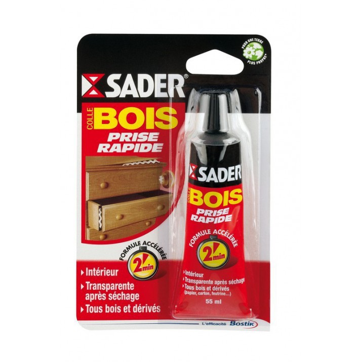 Colle bois prise rapide 55ml