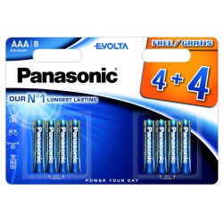 Piles LR03 AAA Evolta 4+4 gratuites