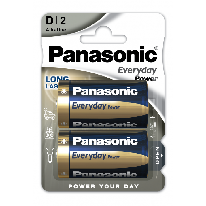 2 Piles LR20 D Everyday Power