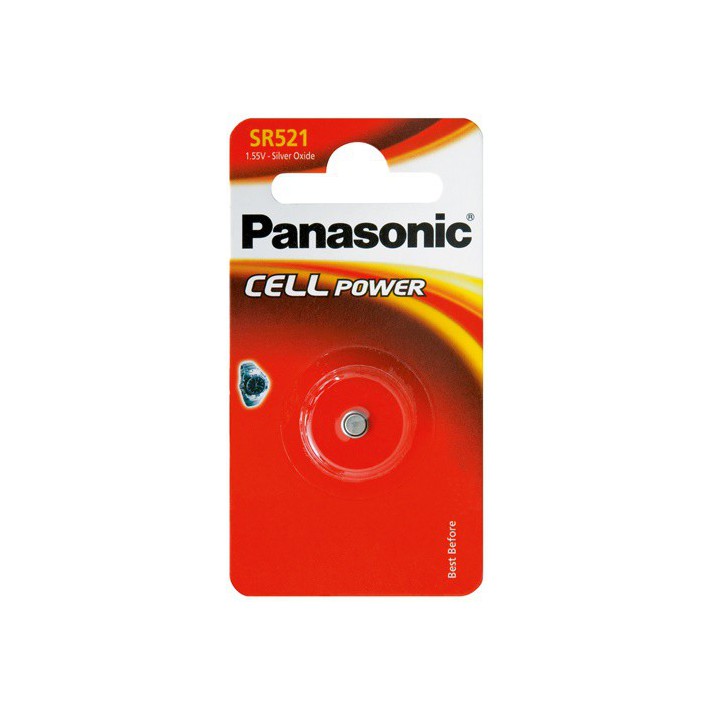 Pile bouton SR521 Oxyde d'argent