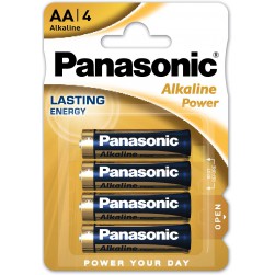 4 Piles AA LR06 Alkaline Power