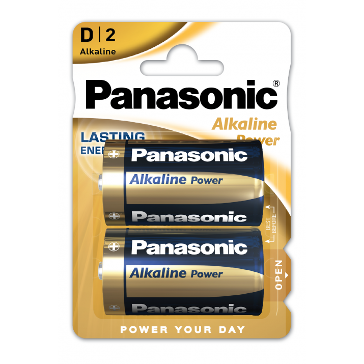 2 Piles D LR20 Alkaline Power