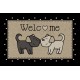 Tapis Intérieur Anti Dérapant et Absorbant Pets 40x60cm