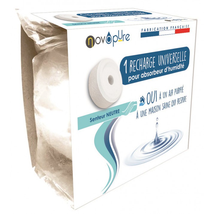 Recharge galet pour absorbeur d'humidité 500g x1 Neutre