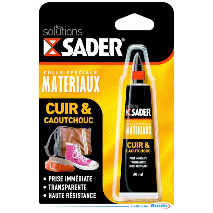 Colle cuir et caoutchouc 30ml