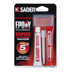 Colle Epoxy rapide 2x15ml Tube