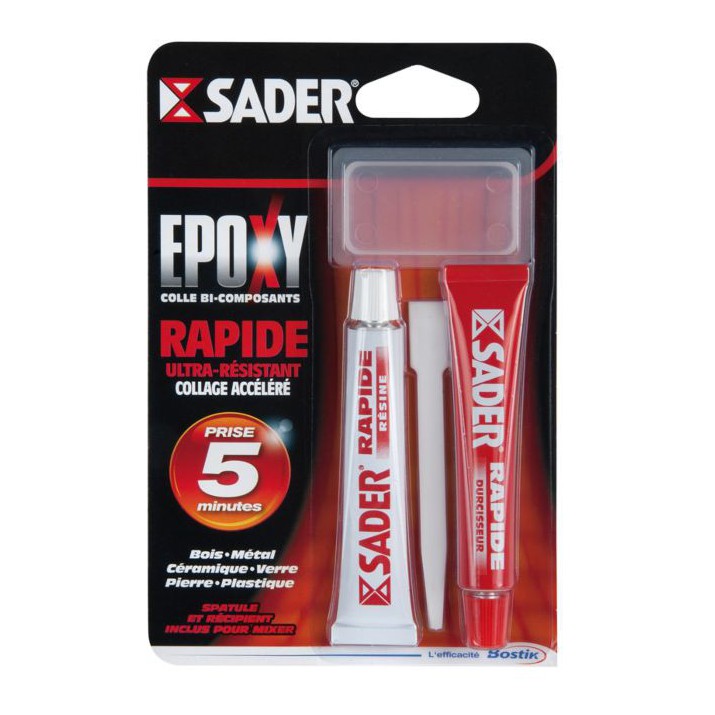 Colle Epoxy rapide 2x15ml Tube