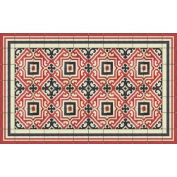 Tapis vinyle Ludwig Crimson