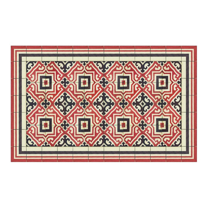 Tapis vinyle Ludwig Crimson