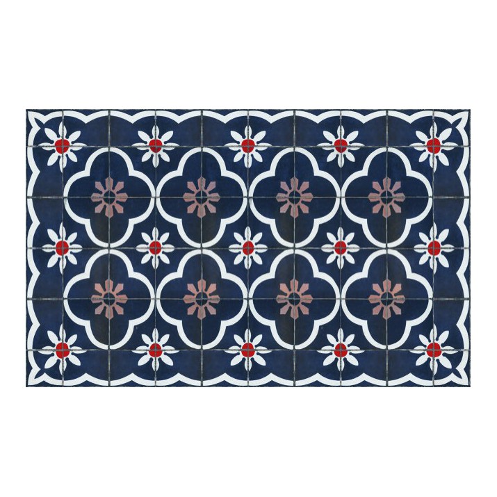 Tapis vinyle Julie Flowers