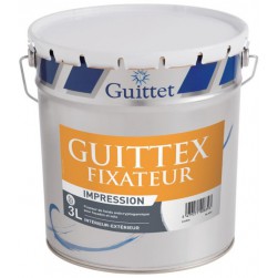 Guittet Guittex Fixateur Opacifiant de Fonds Façades et Sols - Blanc Cassé