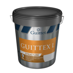 Guittet Guittex L structuré Revêtement d'imperméabilité Couche de Finition Façades - Blanc - 15L