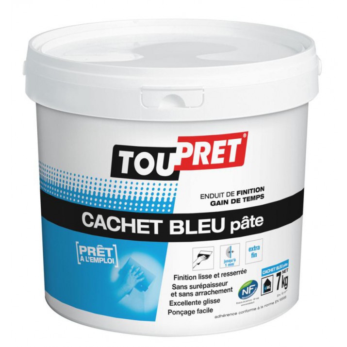 Enduit de finition Cachet Bleu pâte 7kg
