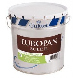 Guittet Europan Soleil Demi-Brillant Primaire et Finition Boiseries Intérieures et Extérieures - Blanc