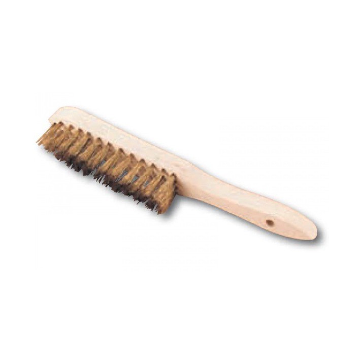 Brosse à manche souple 4 rangs