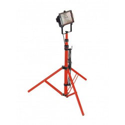 Projecteur de chantier halogène téléscopique