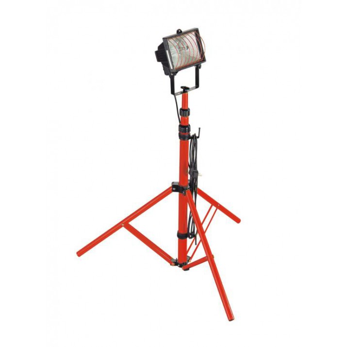 Projecteur de chantier halogène téléscopique