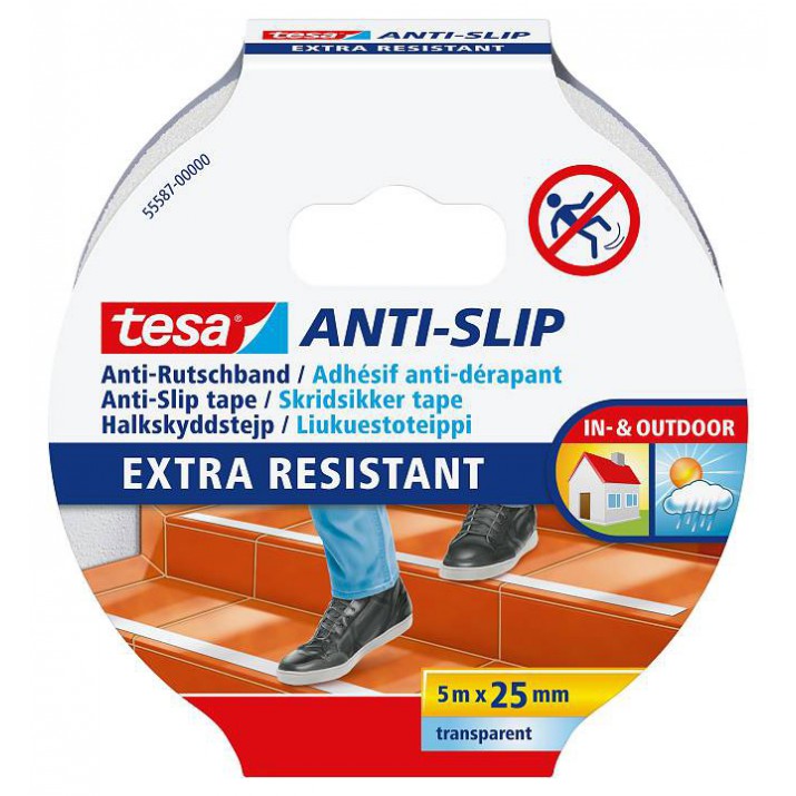 Ruban adhésif antidérapant noir 5m x 25mm
