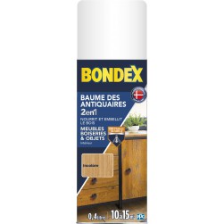 Bondex Baume des Antiquaires Incolore 2 en 1 Nourrit et Embellit - aérosol 400ml