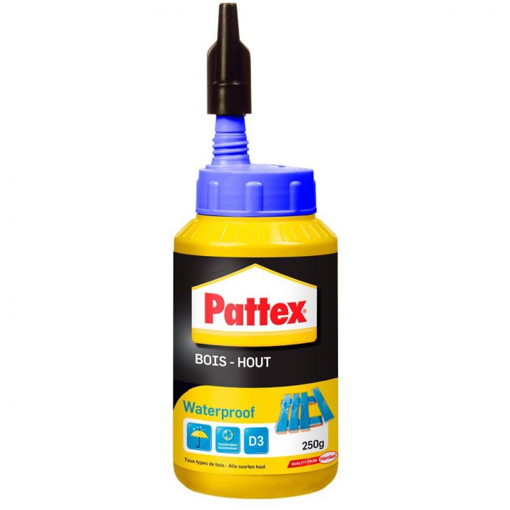 Colle à bois Pattex waterproof 250g