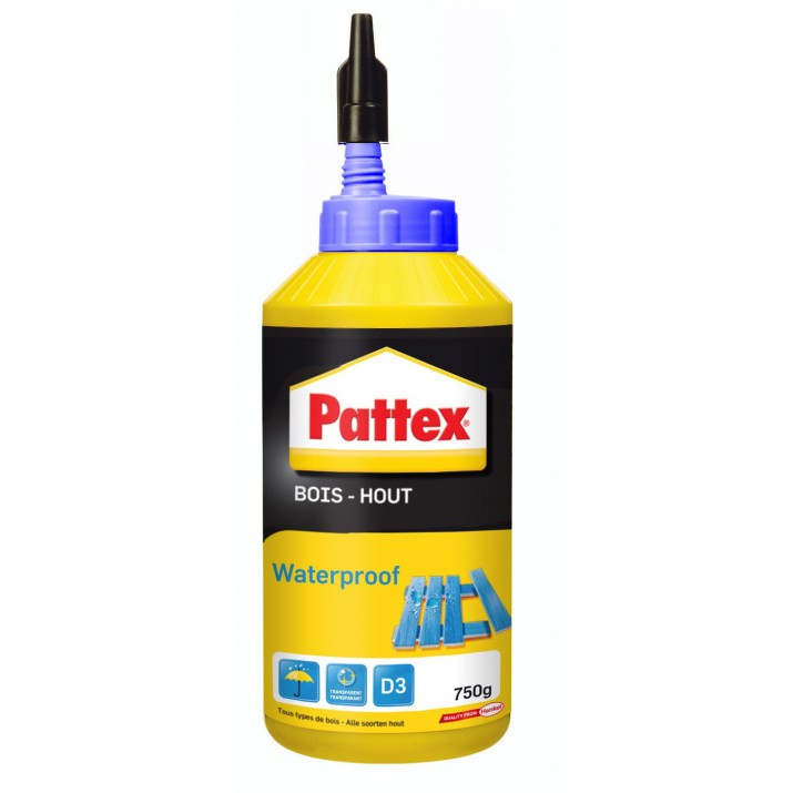 Colle à bois Pattex waterproof 750g