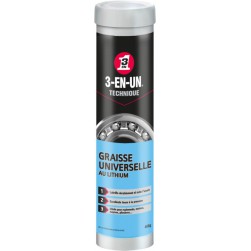 3-en-un Cartouche Graisse universelle au lithium 400g