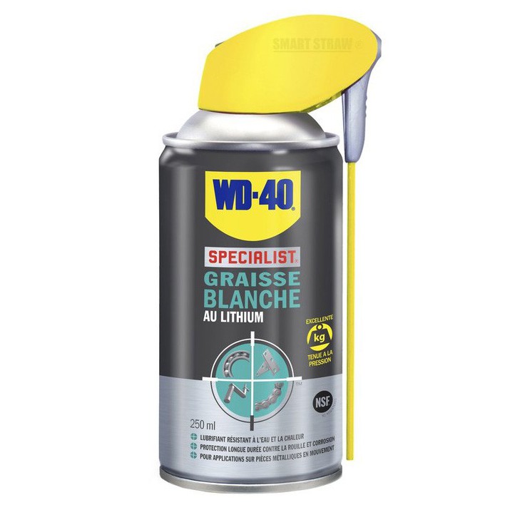 WD-40 Graisse blanche au lithium 250ml Spécialist WD40