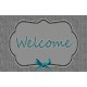 Tapis Intérieur Anti Dérapant et Absorbant Noeud 40x60cm