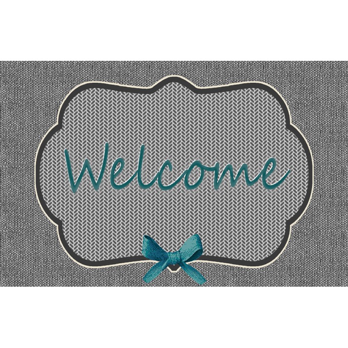 Tapis Intérieur Anti Dérapant et Absorbant Noeud 40x60cm
