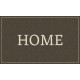 Tapis Intérieur Anti Dérapant et Absorbant Home Brun 45x75cm