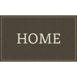 Tapis Intérieur Anti Dérapant et Absorbant Home Brun 45x75cm