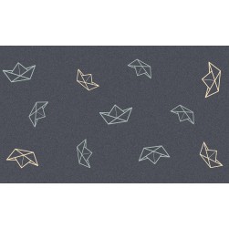 Tapis Intérieur Anti Dérapant et Absorbant Origami 45x75cm